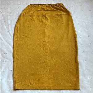 💥Elegant Mustard Pencil Skirt💥